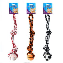 Rope-and-ball-double-knot-dog-chew-toy